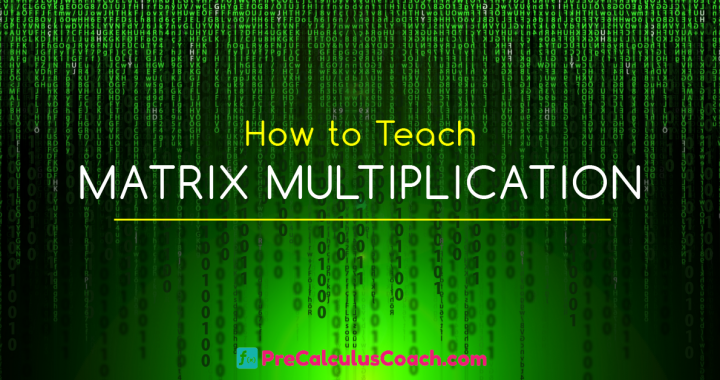 Matrix Multiplication Worksheet