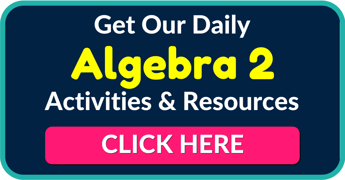FREE Algebra 2 with Trigonometry Worksheets